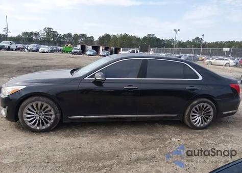 2017 Genesis G90 3.3T Premium из США, поврежденный, VIN KMHG34JA6HU022251